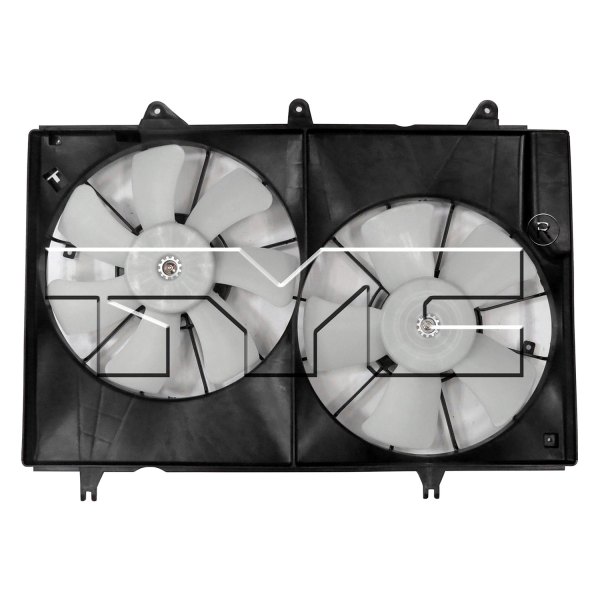 623390 Cadillac CTS Dual Radiator & Condenser Fan Assembly for 2003-2004 Cadillac CTS