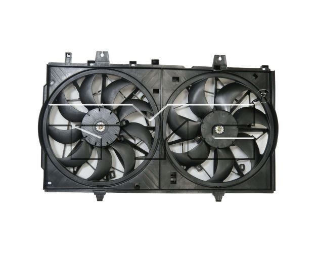 623400 Dual Radiator & Condenser Fan Assembly for 2014-2019 Nissan Rogue