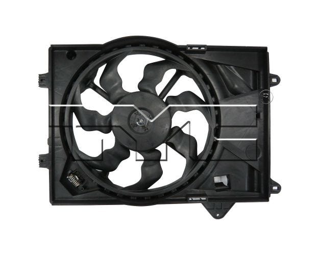 623410 Dual Radiator & Condenser Fan Assembly for 2014-2015 Chevrolet Sonic