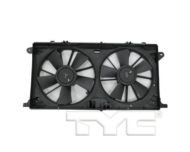 623450 Dual Radiator & Condenser Fan Assembly for 2018-2020 Ford Expedition