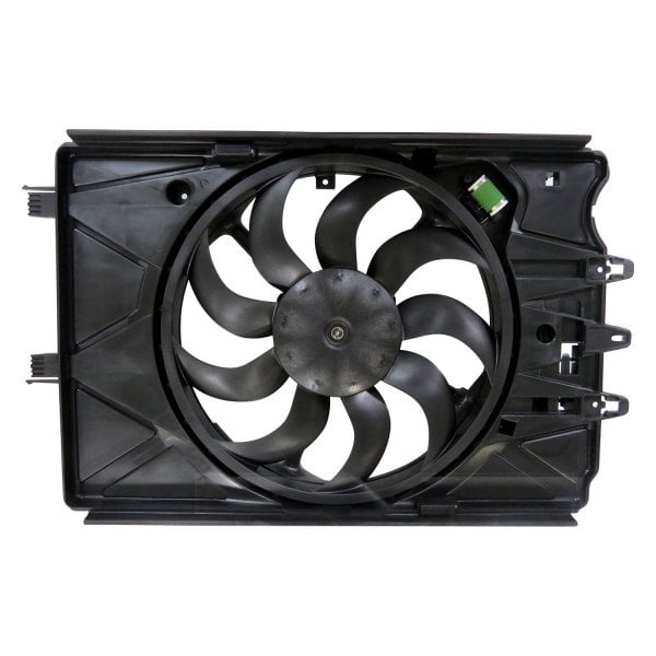 623560 Dual Radiator & Condenser Fan Assembly for 2014-2020 Fiat 500L