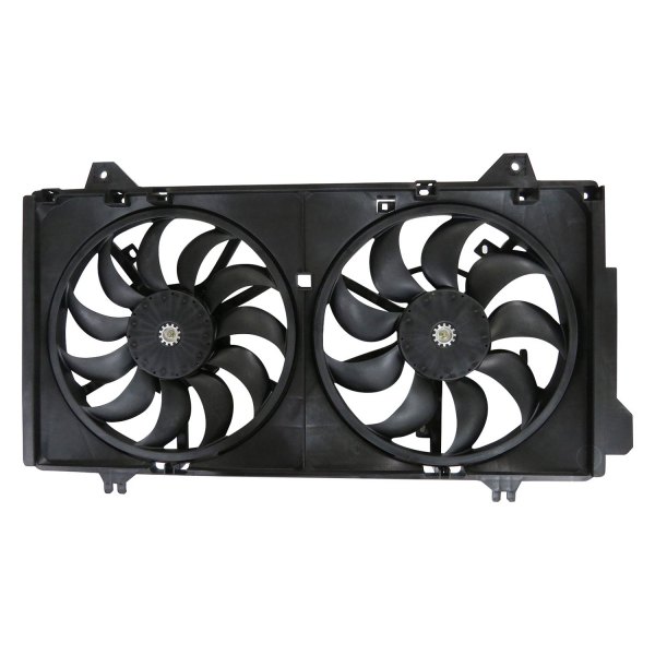623580 Dual Radiator & Condenser Fan Assembly for 2014-2018 Mazda 3