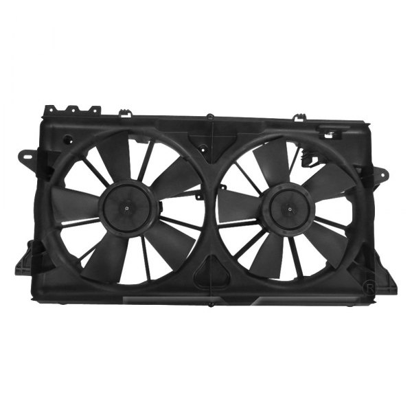 623620 Dual Radiator & Condenser Fan Assembly for 2010-2017 Ford Expedition