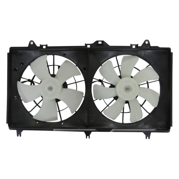 623660 Dual Radiator & Condenser Fan Assembly for 2012-2015 Chevrolet Camaro