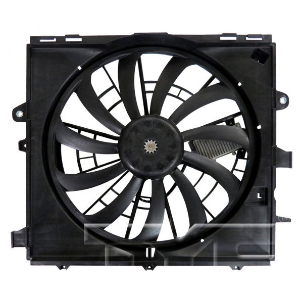 623680 Dual Radiator & Condenser Fan Assembly for 2014-2015 Cadillac CTS