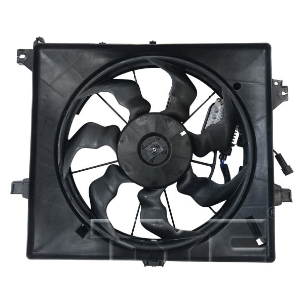 623780 Dual Radiator & Condenser Fan Assembly for 2014-2016 Kia Forte Koup