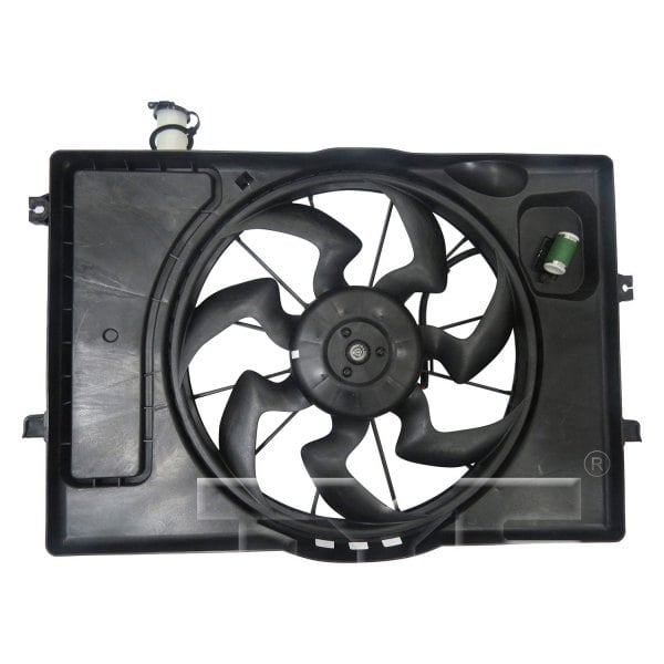 623820 Dual Radiator & Condenser Fan Assembly for 2019-2019 Kia Forte - Upper