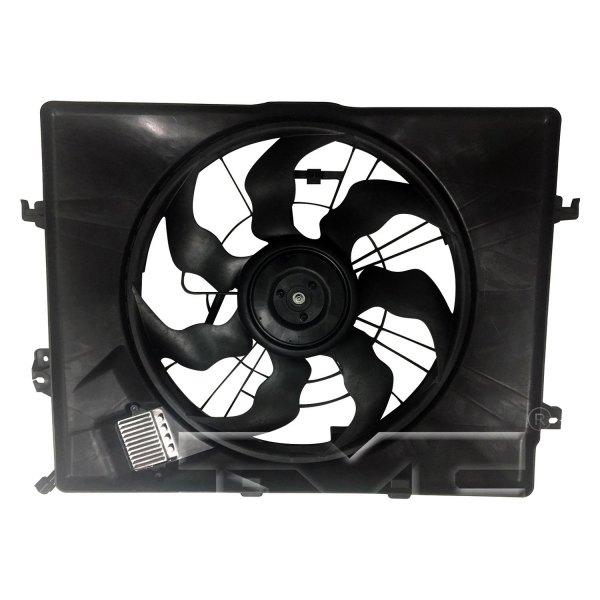 623950 Dual Radiator & Condenser Fan Assembly for 2013-2015 Hyundai Sonata
