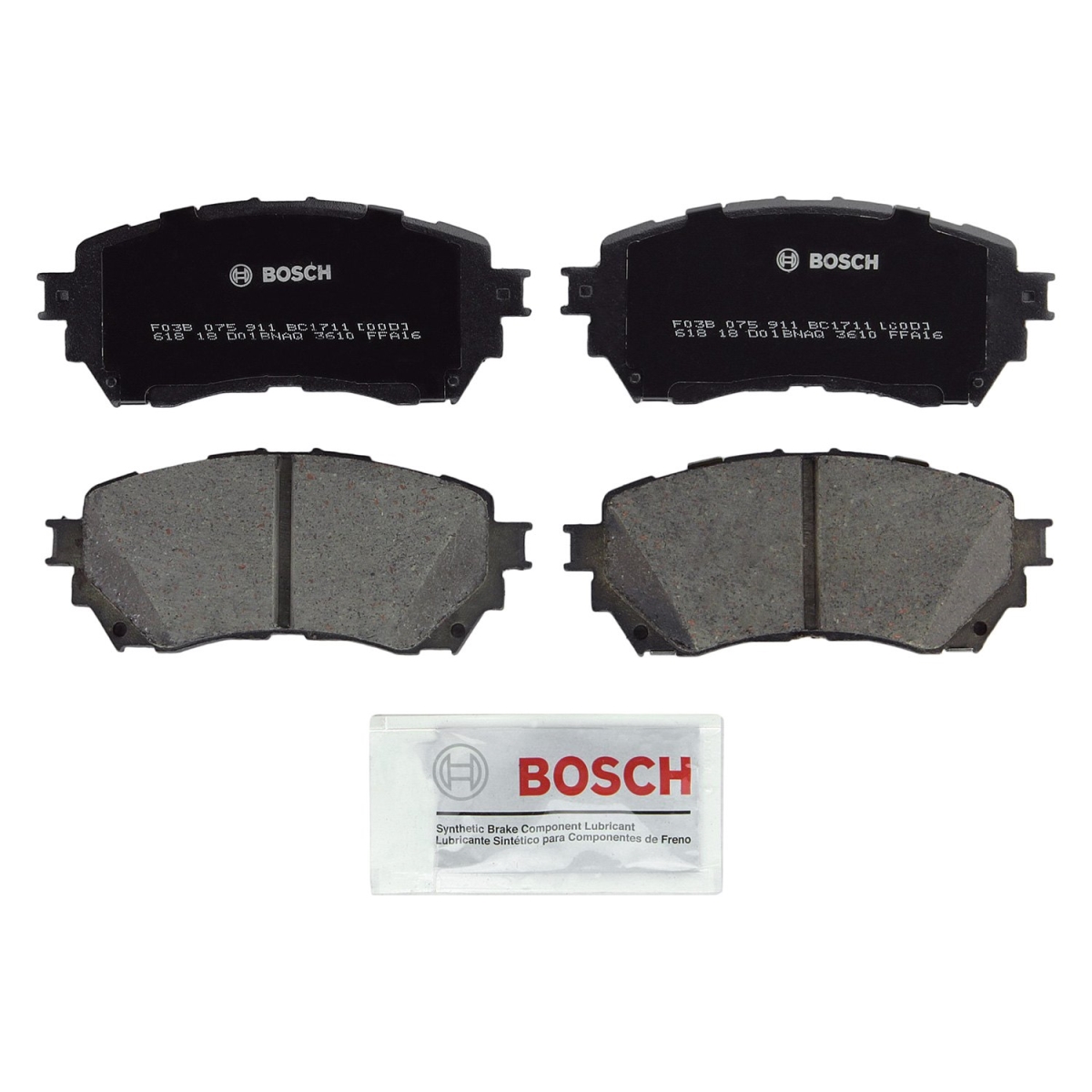 BC1711 Front Disc Brake Pads for 2014-2021 Mazda 6