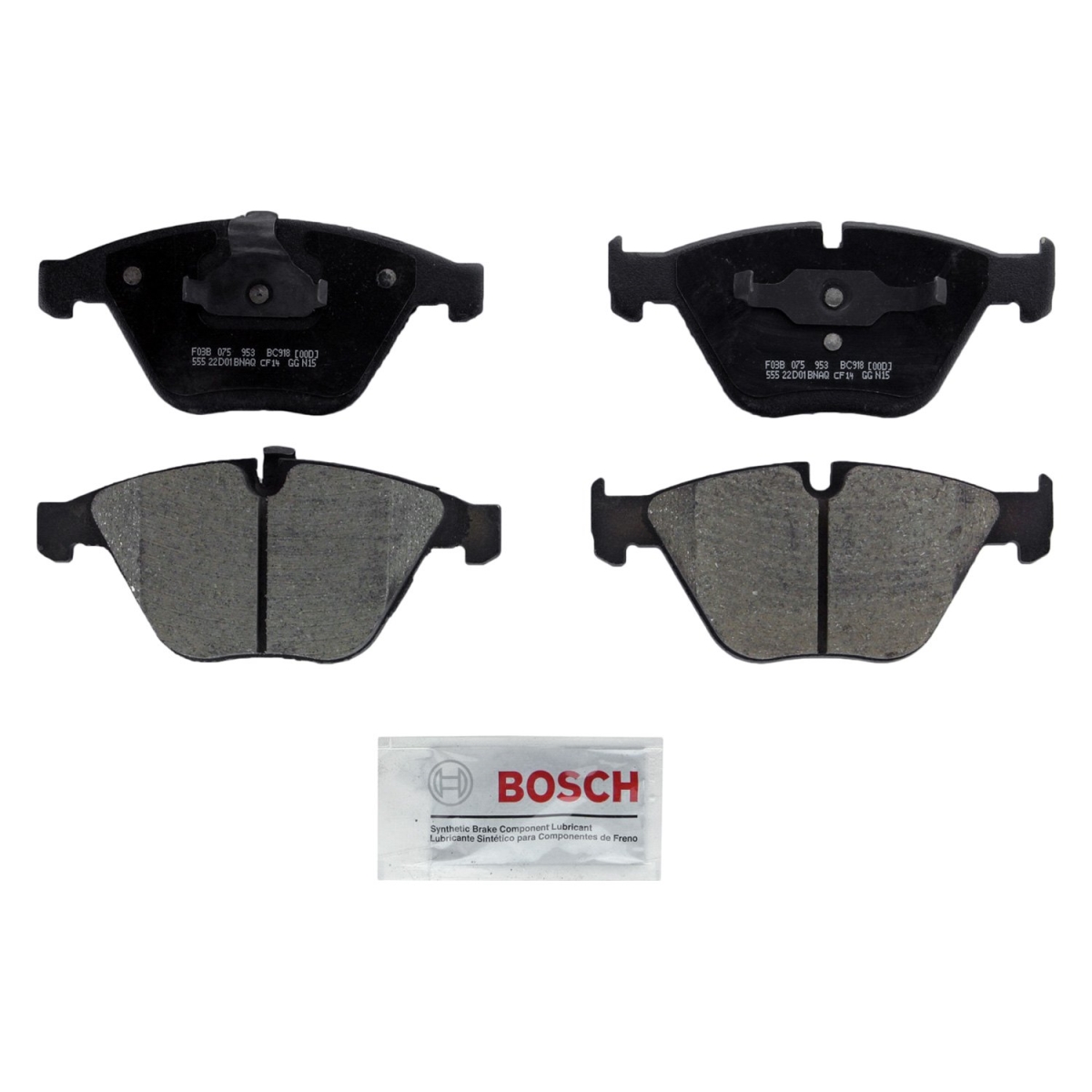 BC918 Front Disc Brake Pads for 2006-2009 BMW 550i