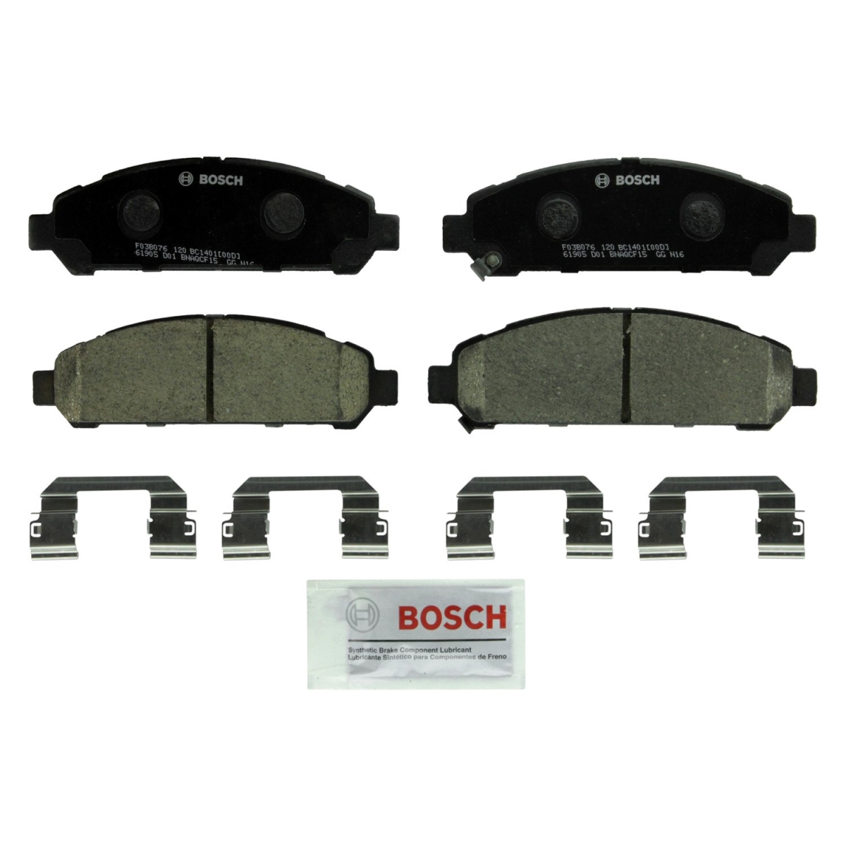 BC1401 Front Disc Brake Pads for 2009-2016 Toyota Venza