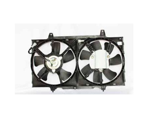 620040 Dual Radiator & Condenser Fan Assembly for 1998-2001 Nissan Altima