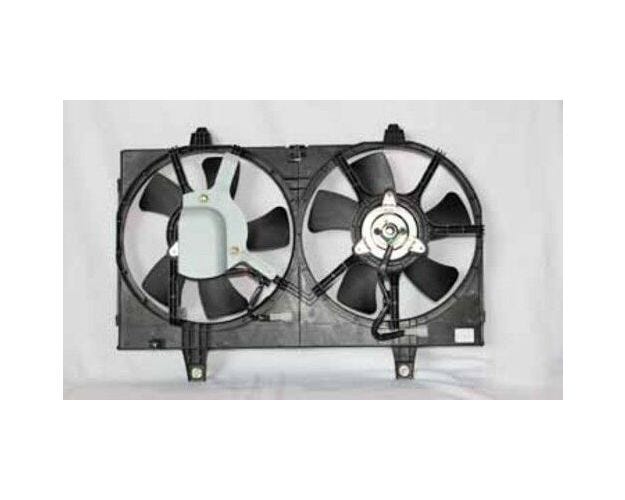 620360 Dual Radiator & Condenser Fan Assembly for 2000-2001 Nissan Maxima