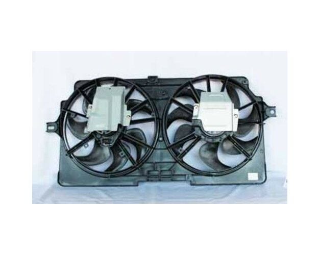 620410 Dual Radiator & Condenser Fan Assembly for 1999-2000 Pontiac Montana