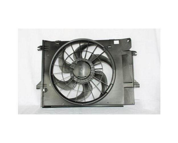 620530 Dual Radiator & Condenser Fan Assembly for 1999-2002 Nissan Quest