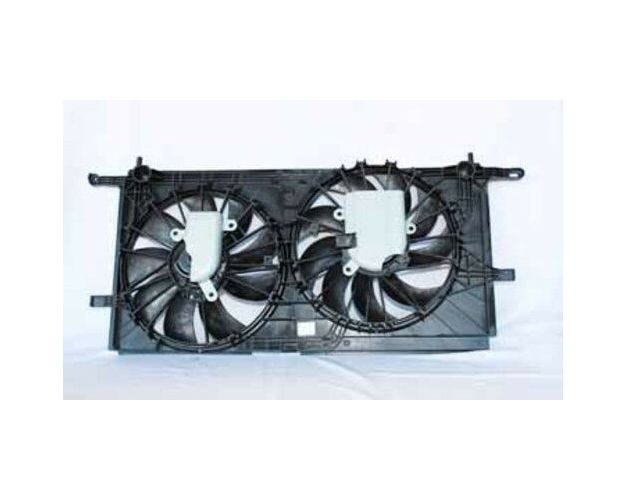 620780 Dual Radiator & Condenser Fan Assembly for 2001-2004 Oldsmobile Silhouette