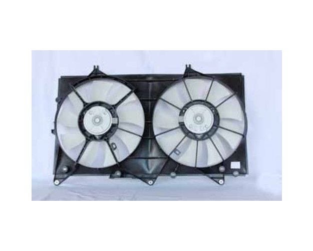 620870 Dual Radiator & Condenser Fan Assembly for 2004-2008 Toyota Solara