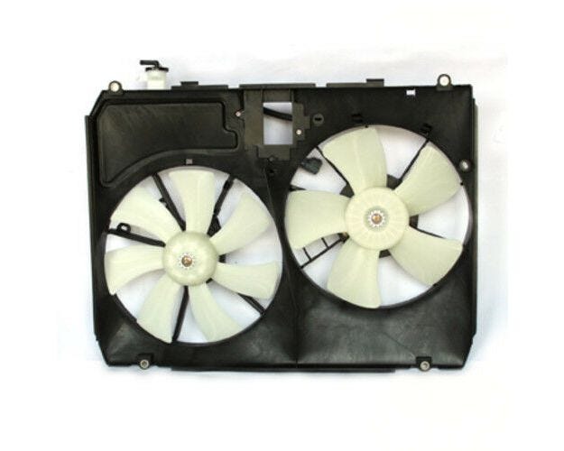 621110 Dual Radiator & Condenser Fan Assembly for 2004-2006 Lexus RX330
