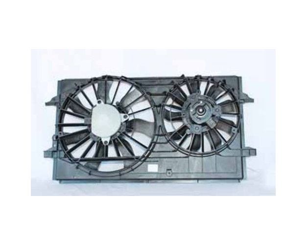 621150 Dual Radiator & Condenser Fan Assembly for 2004-2012 Chevrolet Malibu