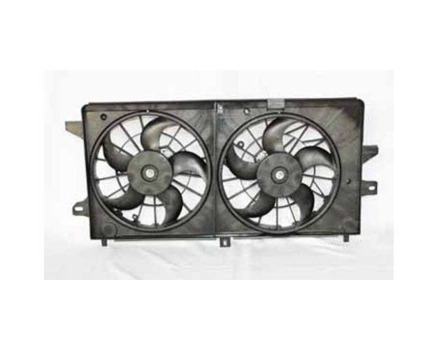 621360 Dual Radiator & Condenser Fan Assembly for 2004-2008 Pontiac Grand Prix