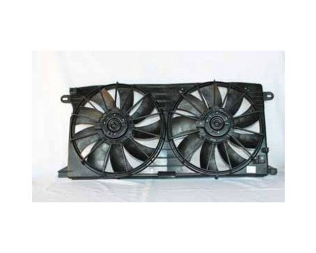 621390 Dual Radiator & Condenser Fan Assembly for 2001-2003 Oldsmobile Aurora