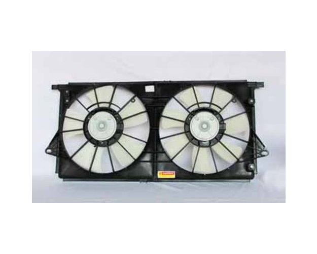 621440 Dual Radiator & Condenser Fan Assembly for 2006-2011 Cadillac DTS