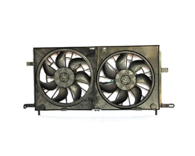 621530 Dual Radiator & Condenser Fan Assembly for 2005-2006 Chevrolet Uplander