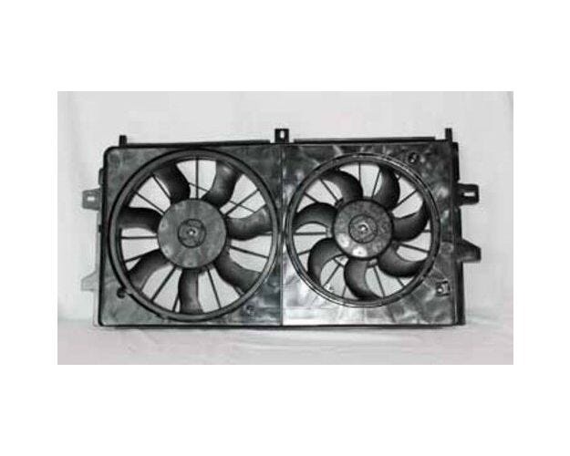 621420 Dual Radiator & Condenser Fan Assembly for 2006-2007 Chevrolet Monte Carlo