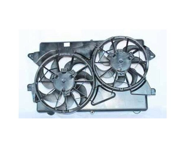 621610 Dual Radiator & Condenser Fan Assembly for 2004-2007 Saturn Vue