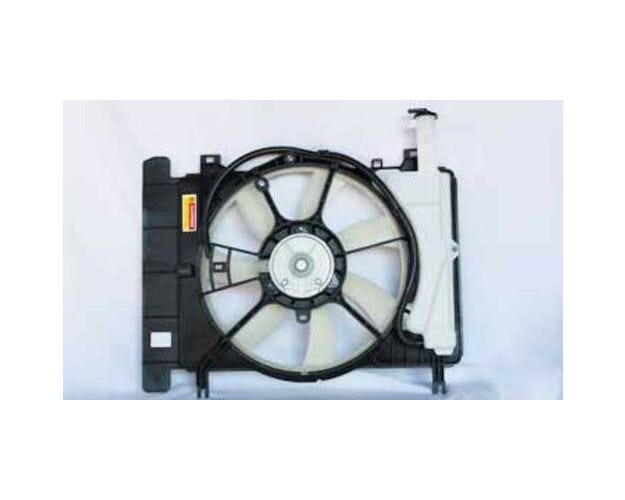 621620 Dual Radiator & Condenser Fan Assembly for 2007-2019 Toyota Yaris