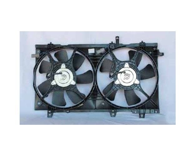 621630 Dual Radiator & Condenser Fan Assembly for 2003-2008 Subaru Forester
