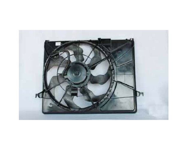 621340 Dual Radiator & Condenser Fan Assembly for 2006-2008 Hyundai Sonata