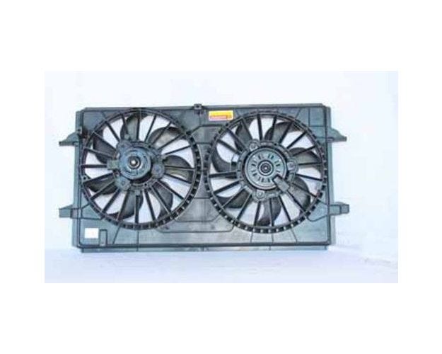 621790 Dual Radiator & Condenser Fan Assembly for 2007-2009 Saturn Aura