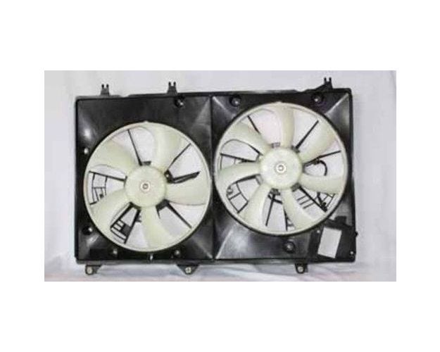 622000 Dual Radiator & Condenser Fan Assembly for 2008-2013 Toyota Highlander