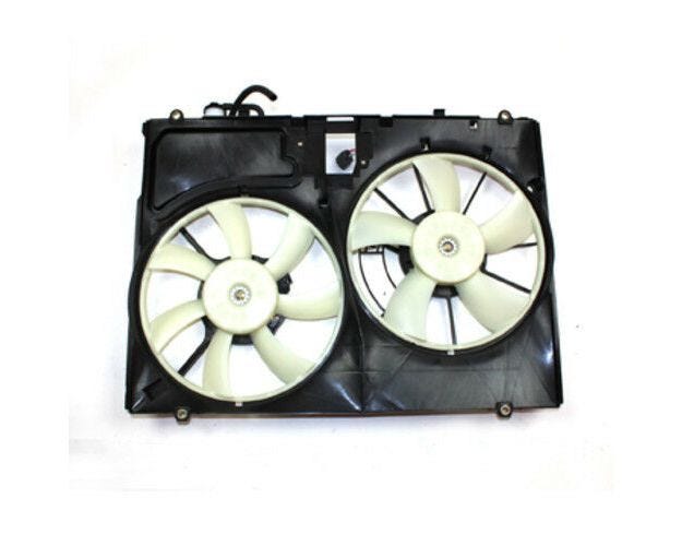 622080 Dual Radiator & Condenser Fan Assembly for 2007-2010 Toyota Sienna