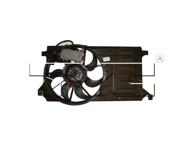 622400 Dual Radiator & Condenser Fan Assembly for 2010-2013 Mazda 3