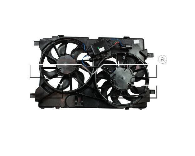 622390 Dual Radiator & Condenser Fan Assembly for 2010-2012 Lincoln MKZ