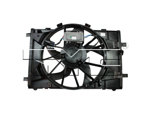 622430 Dual Radiator & Condenser Fan Assembly for 2010-2012 Ford Fusion