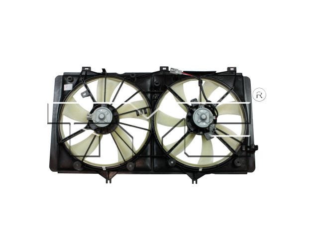 622420 Dual Radiator & Condenser Fan Assembly for 2009-2016 Toyota Venza