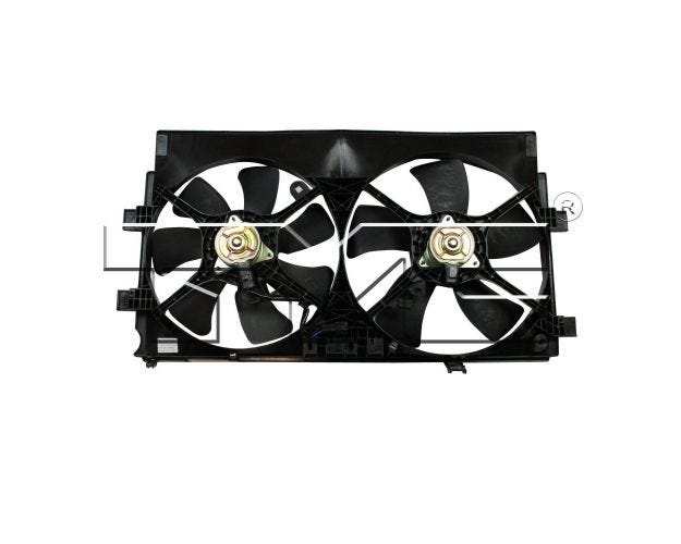 622450 Dual Radiator & Condenser Fan Assembly for 2008-2017 Mitsubishi Lancer