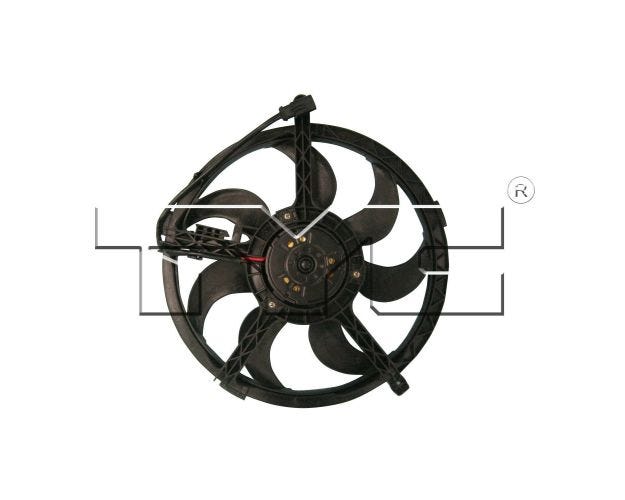622490 Dual Radiator & Condenser Fan Assembly for 2011-2016 Mini Cooper Countryman