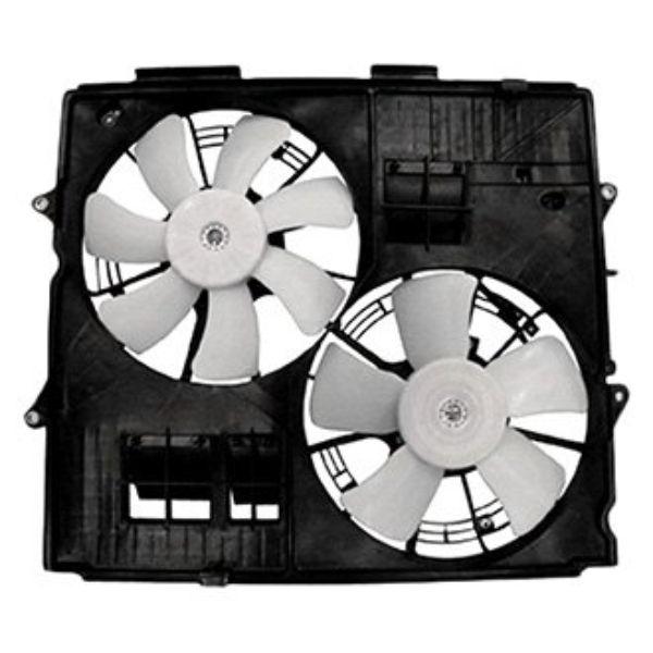 622530 Dual Radiator & Condenser Fan Assembly for 2004-2008 Cadillac SRX