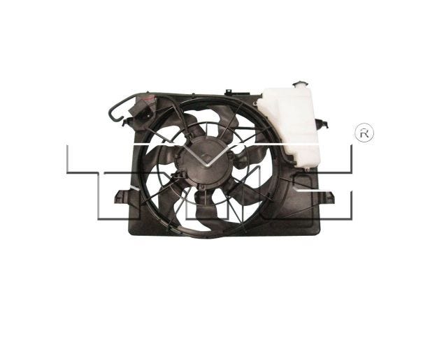 622280 Dual Radiator & Condenser Fan Assembly for 2010-2013 Kia Forte