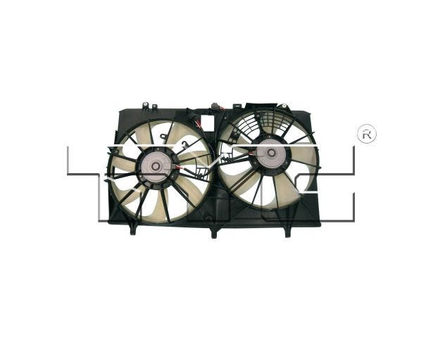 622670 Dual Radiator & Condenser Fan Assembly for 2010-2015 Lexus RX350