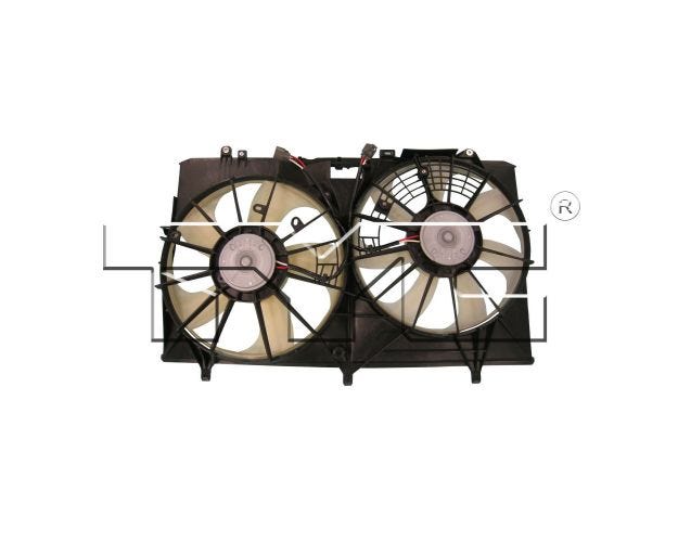 622680 Dual Radiator & Condenser Fan Assembly for 2010-2013 Lexus RX450h