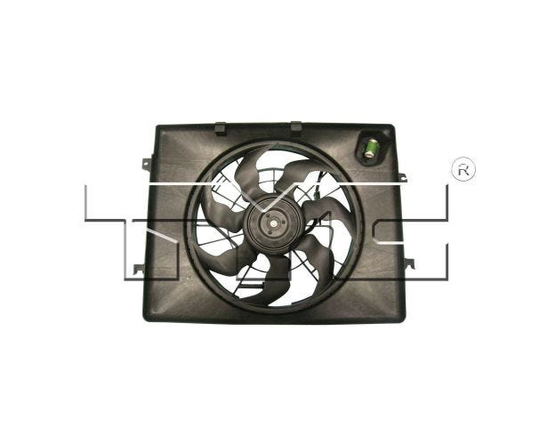 622630 Dual Radiator & Condenser Fan Assembly for 2011-2013 Kia Optima