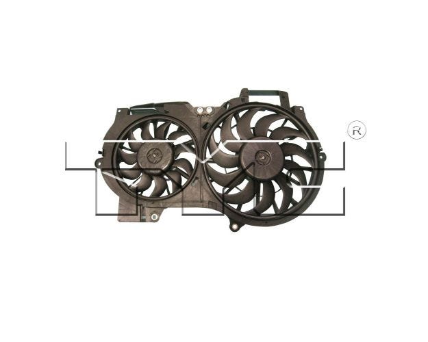 622710 Dual Radiator & Condenser Fan Assembly for 2005-2011 Audi A6 Quattro