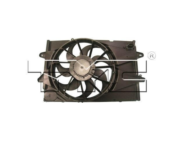 622720 Dual Radiator & Condenser Fan Assembly for 2010-2017 Chevrolet Equinox