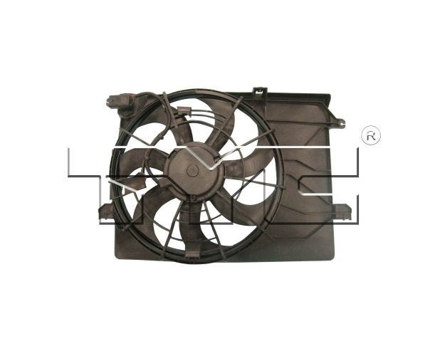 622700 Dual Radiator & Condenser Fan Assembly for 2010-2015 Hyundai Tucson
