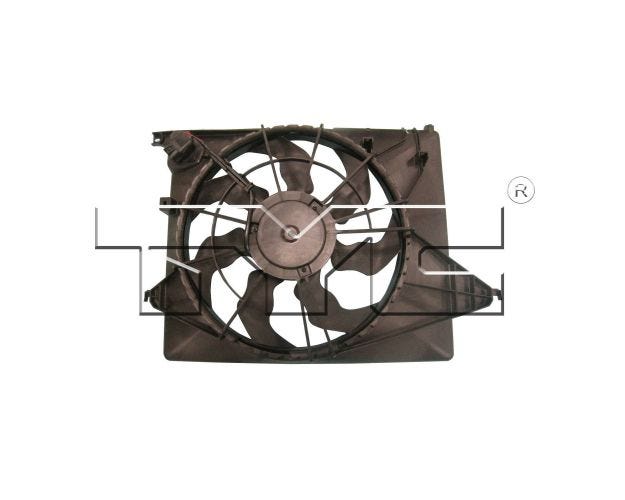 622730 Dual Radiator & Condenser Fan Assembly for 2011-2013 Kia Sorento